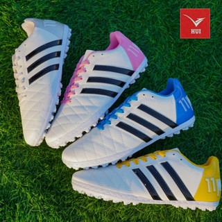 Giày đá bóng Toni 3 sọc Mẫu Mới Nhất - Giày Đá Banh Sân Phủi + Tặng [ Tất dệt kim + Băng cuốn cổ chân]