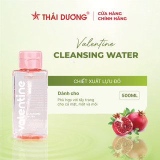 Cleansing water - Nước rửa mặt dịu nhẹ Valentine làm sạch 500ml