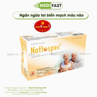 Nattospes - Mua 6h tặng 1h bằng tem tích điểm - hỗ trợ tăng tuần hoàn não, hoạt huyết dưỡng não