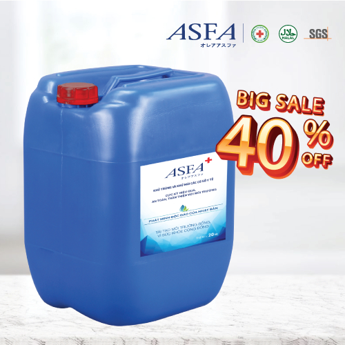 Nước diệt khuẩn, khử mùi ASFA (20 lít)