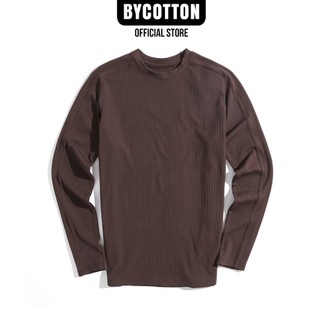 Áo thun nam tay dài cao cấp dark purple long sleeve tee by cotton