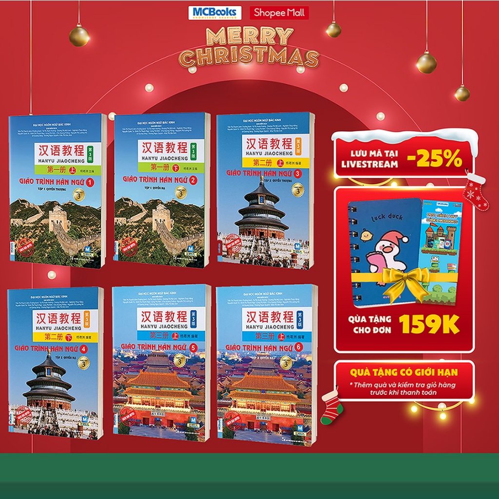 Sách - Combo giáo trình hán ngữ - Phiên bản 3 - 2023