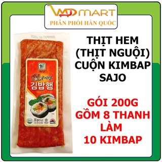 Thịt hem cuộn kimbap Hàn quốc Sajo gói 200g