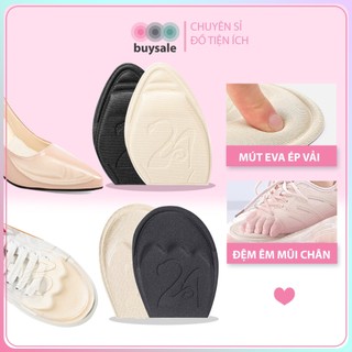 Lót giày 4D đệm êm vòm ngang lòng bàn chân trước dùng cho nam và nữ - Buysale - BSPK181