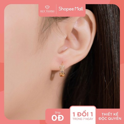 Bông Tai Nữ Vàng Tây 14K BT444 Huy Thanh Jewelry