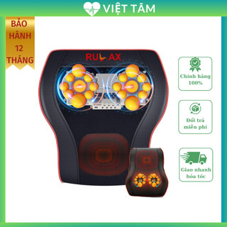 Gối Massage Rulax Kiêm Tựa Lưng Đa Năng tích hợp chế độ rung cùng hồng ngoại