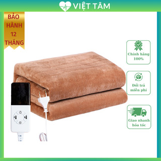 Chăn Điện,Đệm Điện Sưởi Ấm 2 Vùng Nhiệt Độc Lập Cao Cấp (Chất Liệu Bông Cao Cấp Chống Cháy Nổ)