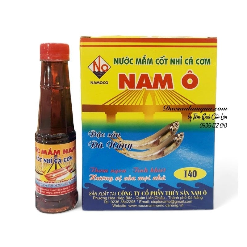 Nước mắm nhỉ cá cơm Nam Ô Đà Nẵng - TRUYỀN THỐNG - TỰ NHIÊN 100% - DATE MỚI