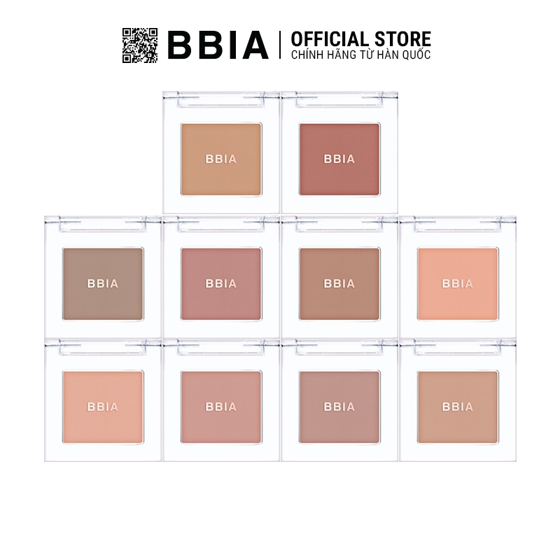 Phấn mắt 1 Ô Bbia Ready To Wear Eye Shadow (10 màu) 3g - Bbia Official Store