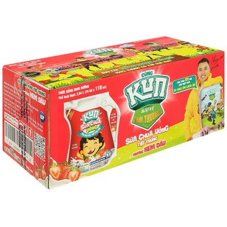 Sữa Kun túi 110ml (thùng 24 túi) đủ vị