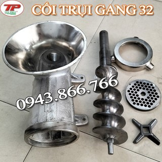 Cối trụi đùn thịt bằng gang size 32