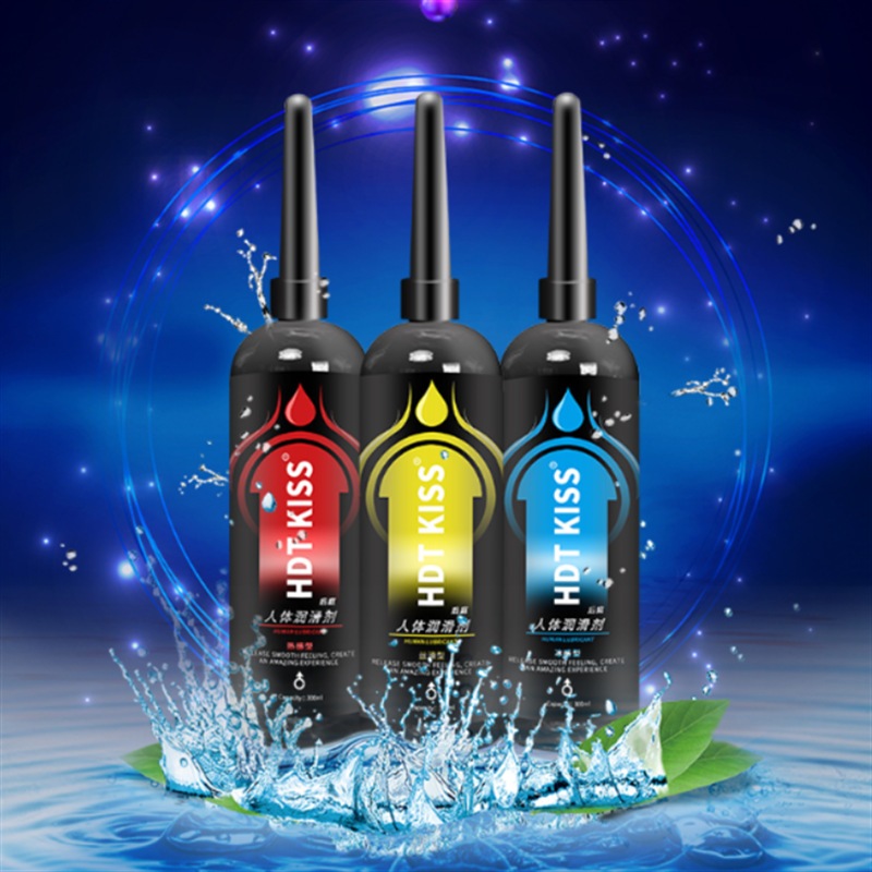 Gel bôi trơn trong suốt HDT Kiss hình ống ướt át kích thích quyến rũ lâu khô lọ 200ml