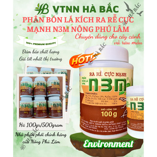 Phân Bón Lá Kích Ra Rễ Cực Mạnh N3M Nông Phú Lâm (100/500gr) - Chuyên Giâm Cành, Chiết Cành, Kích Thích Phát Triển Rễ,..