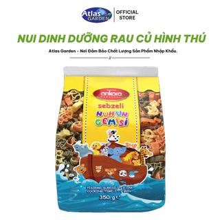 Nui hữu cơ cho bé - nui rau củ dinh dưỡng hình thú ngũ sắc cho bé túi 350g