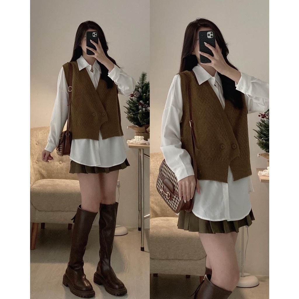 Áo Gile Len Hàn Quốc