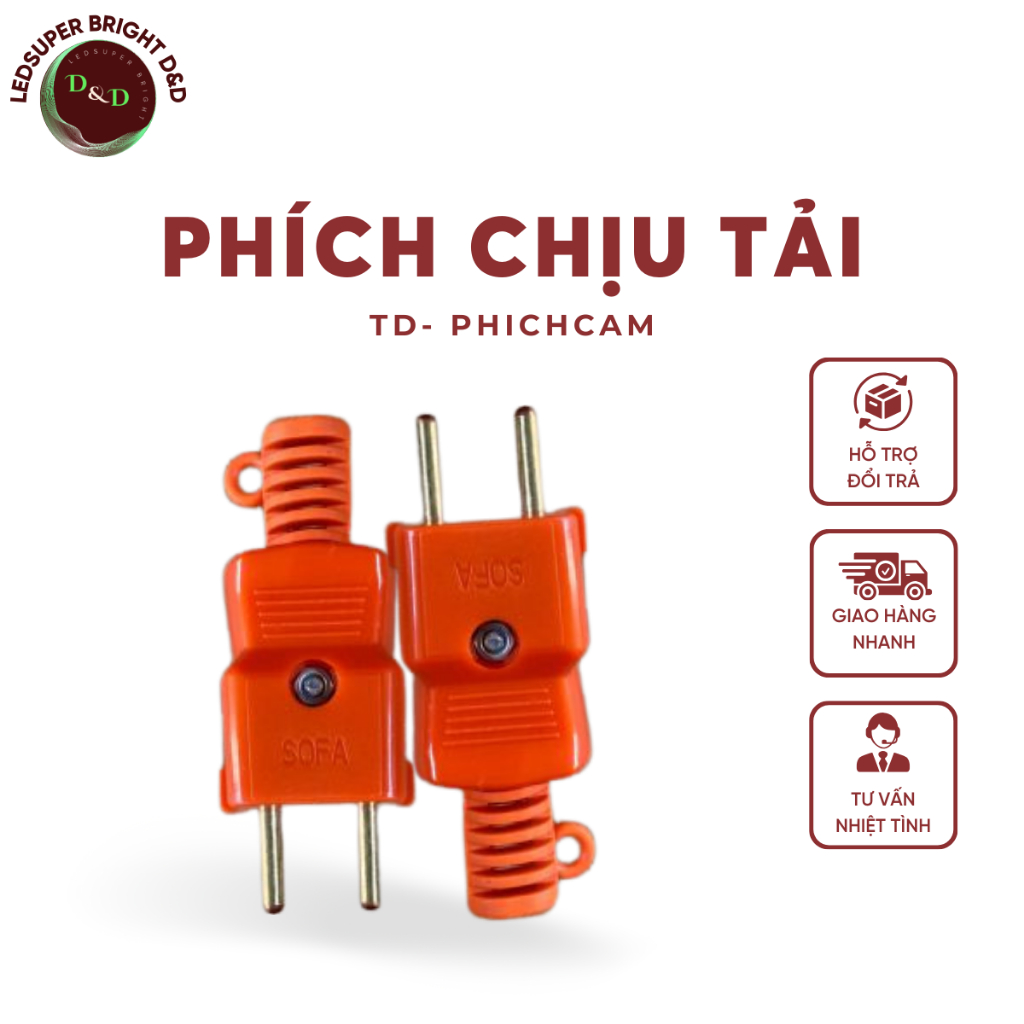 Phích Cắm Điện Chịu Tải Chân Đồng 6000w Đa Năng Công Suất Lớn Vỏ Nhựa ABS Chống Cháy, Lõi Sứ Chịu Nhiệt An Toàn Sử Dụng