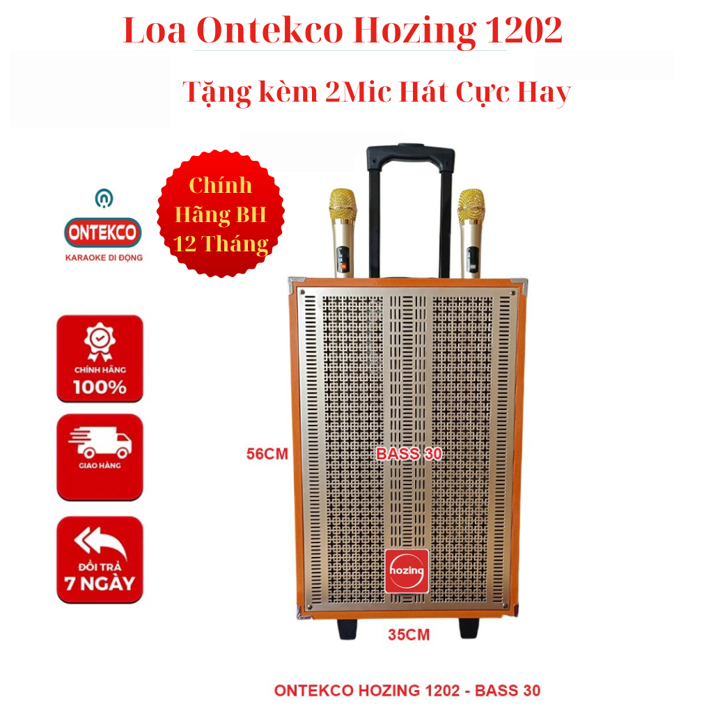 Loa Kéo Bass 30 Ontekco 1202 Hozing Cao cấp. Chuyên Hát Karaoke, Nghe nhạc . Bảo Hành hãng 12 tháng