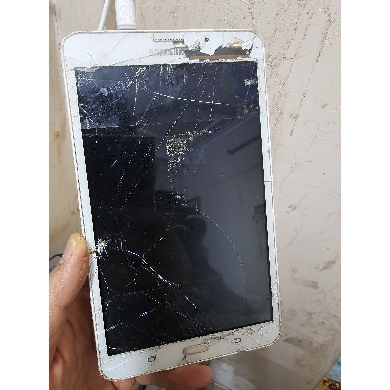Samsung Tab A6 - T285, lắp sim 4g + thẻ nhớ, vỡ màn vẫn lên như ảnh & clip
