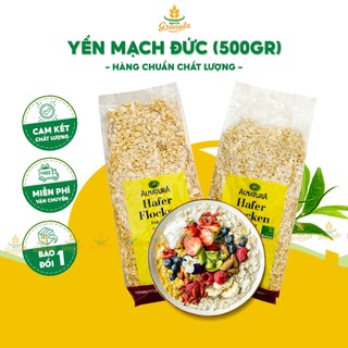 [FREESHIP] Yến Mạch Đức Thơm Ngon Loại 1 Ăn Kiêng Healthy Dinh Dưỡng Chuẩn Chất Lượng Cán Dẹp Cán Vỡ Gói 500G (Hạt Ngon)