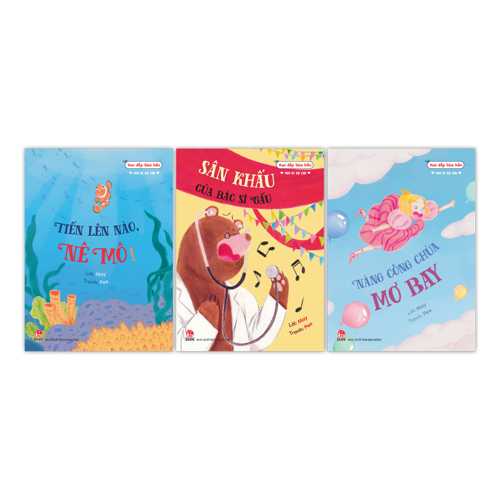 Truyện - Vun Đắp Tâm Hồn - Mơ Đi Sợ Chi (3 Cuốn)