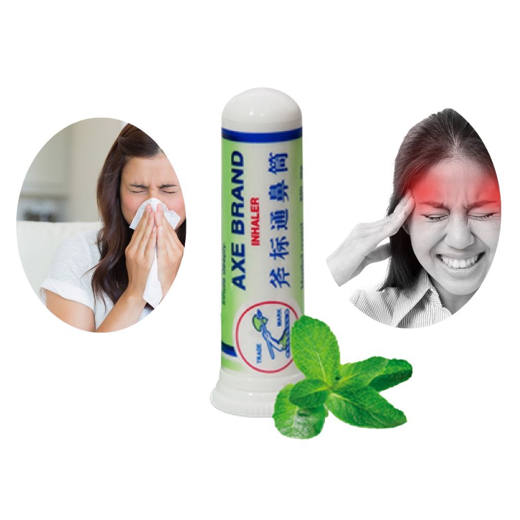 Ống hít mũi cây búa Axe Brand - Thông mũi nhanh, giúp dễ thở