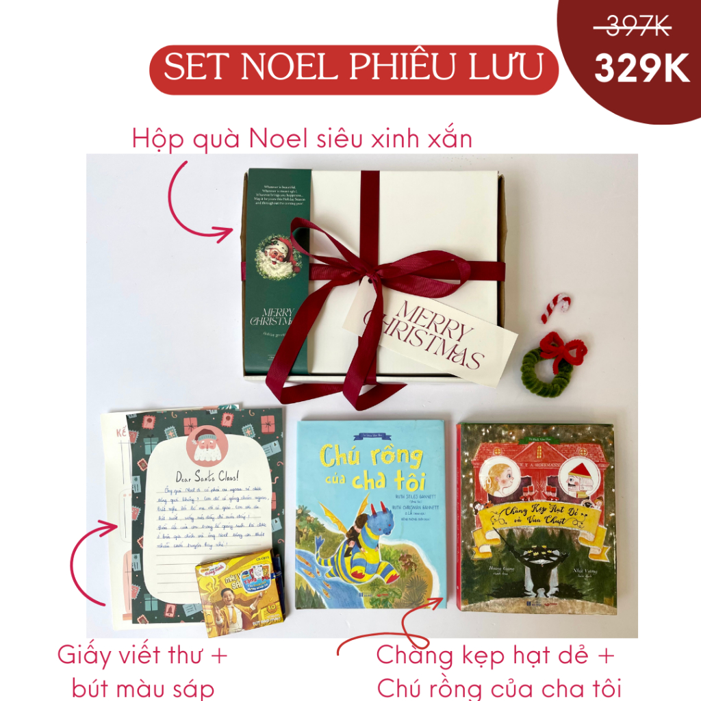 Sách - HỘP QUÀ NOEL CHỌN LỌC 2023 TỪ CRABIT - Crabit Kidbooks