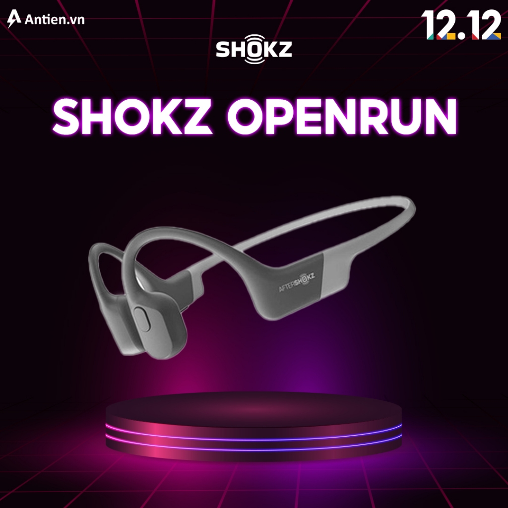 Tai nghe thể thao truyền dẫn xương Shokz Openrun - Hàng chính hãng