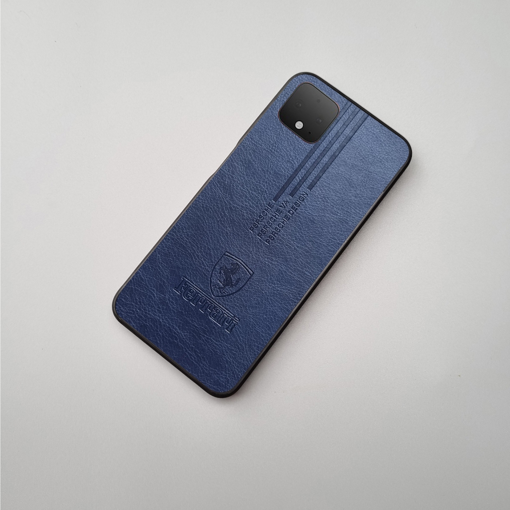 Ốp lưng da Ferari Google pixel 4 XL pixel 6 pro pixel 6A 3 XL 3A XL 4A 4G 4A 5G pixel 5 hoạ tiết ngựa dập chìm
