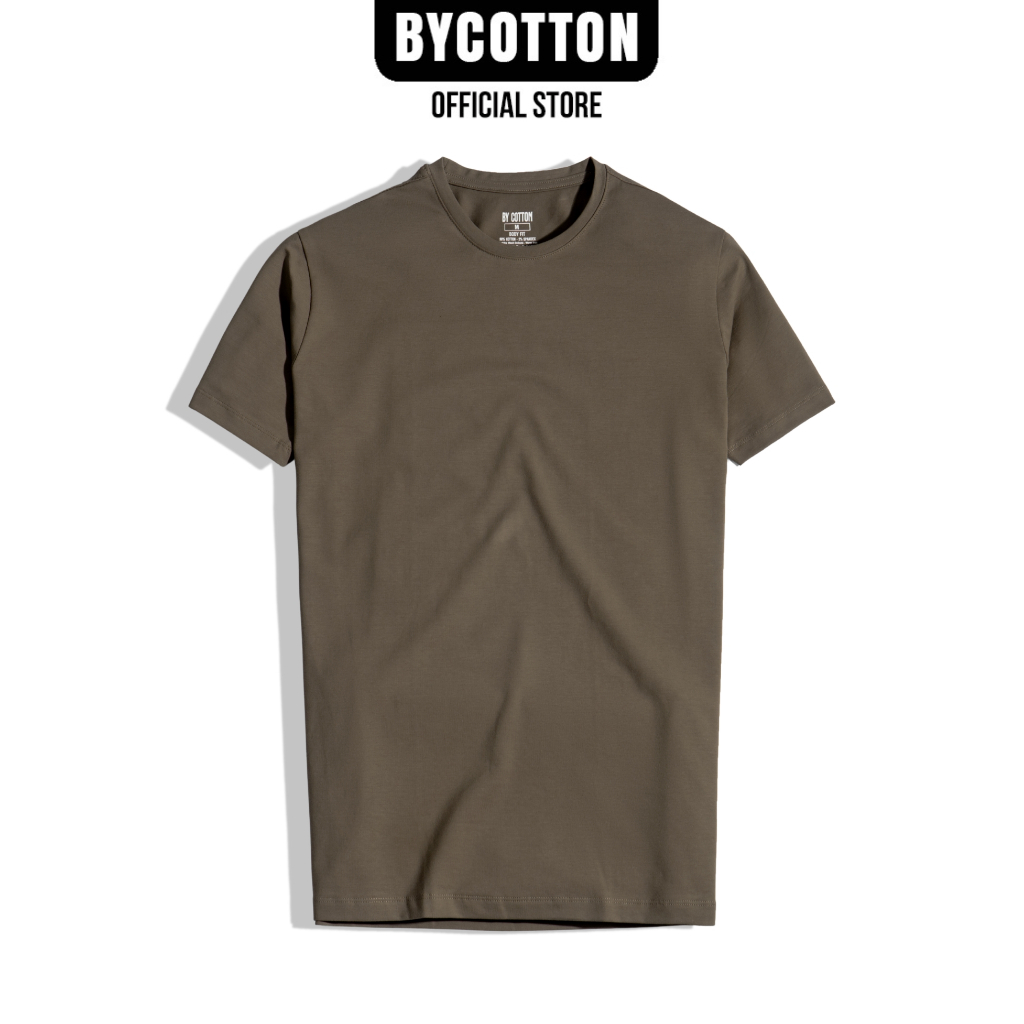 Áo Thun Nam Cao Cấp Basic Tee Brown BY COTTON