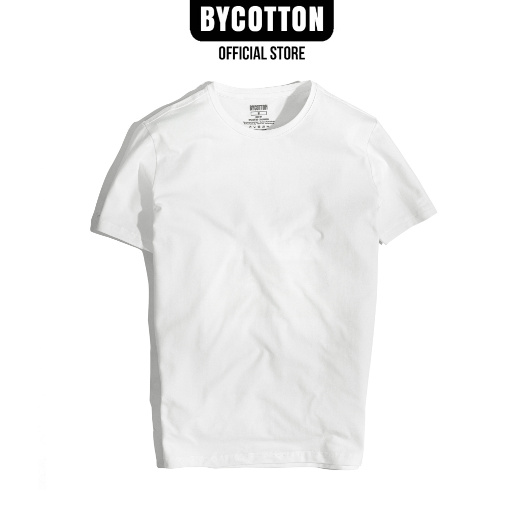 Áo Thun Nam Cao Cấp Trắng White Basic Tee BY COTTON