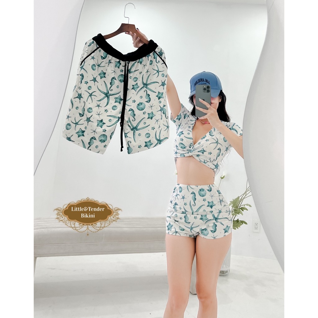 Set cặp nam nữ màu tiểu hải mã