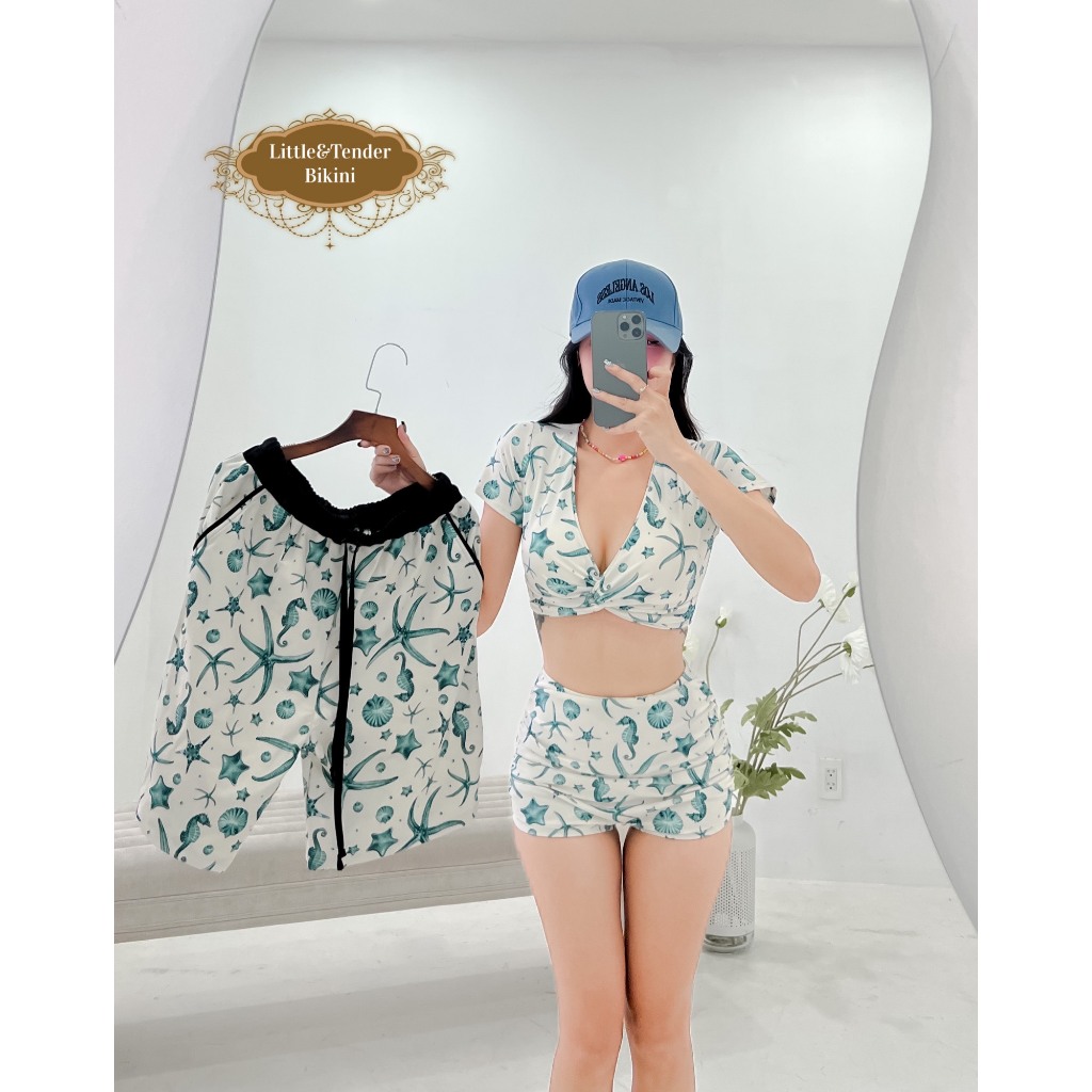 Set cặp nam nữ màu tiểu hải mã