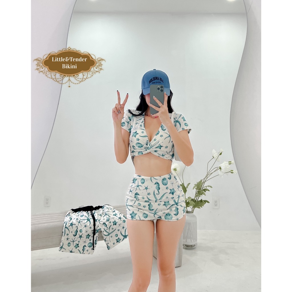 Set cặp nam nữ màu tiểu hải mã