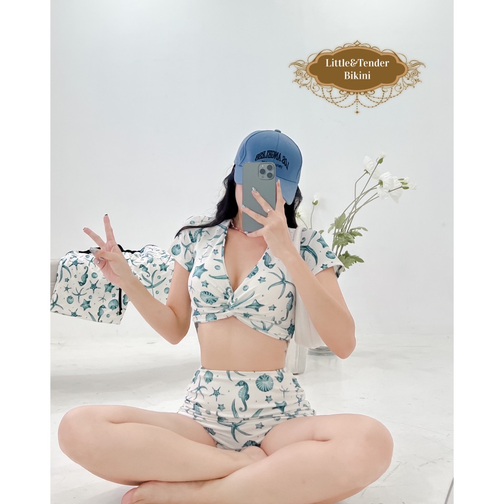 Set cặp nam nữ màu tiểu hải mã