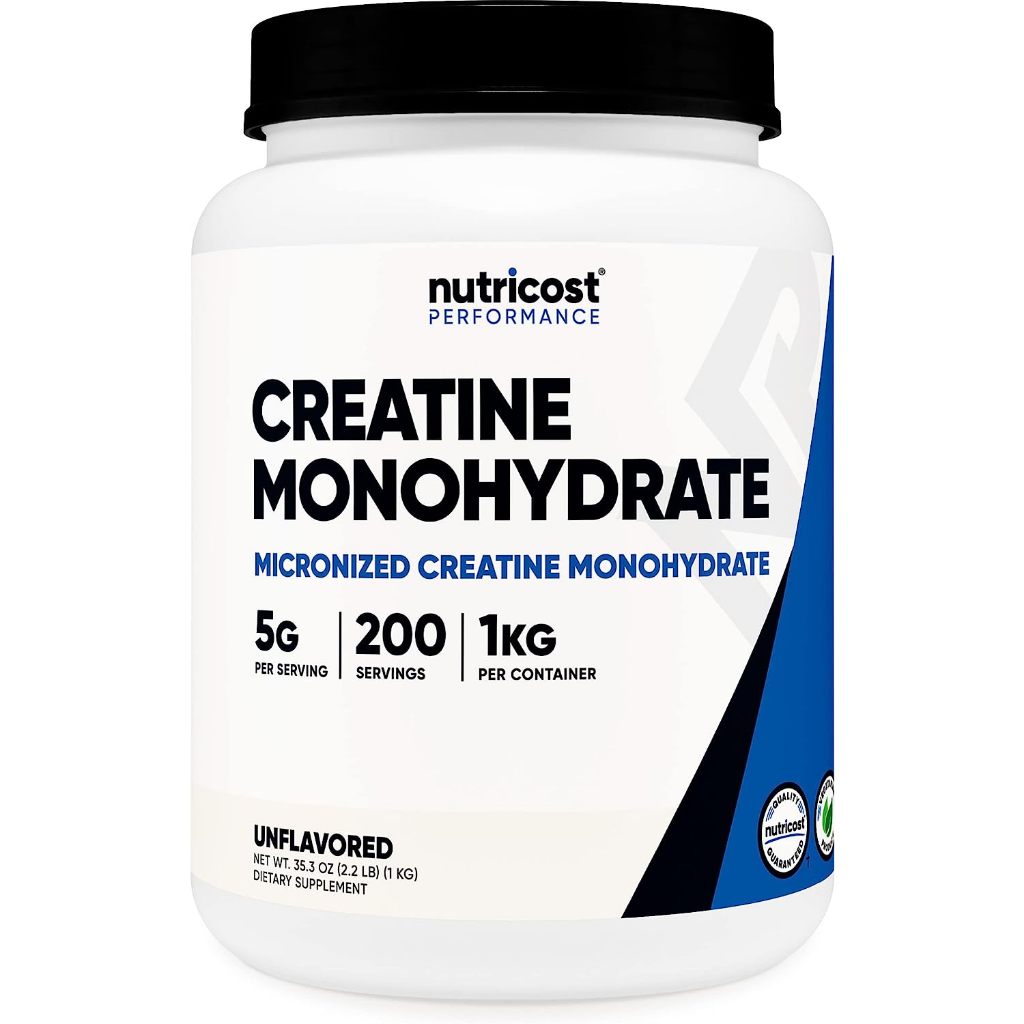 Nutricost Creatine Monohydrate Micronized : Tăng cường hiệu suất thể thao 1KG