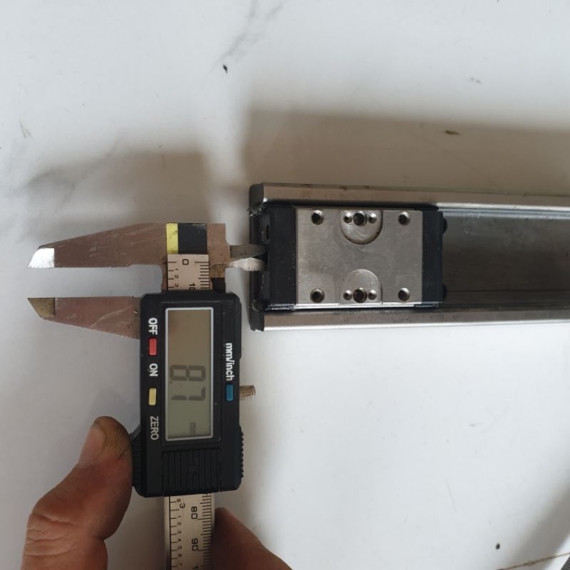 Ray trượt tháo combo dài 140 hành trình 80mm chế hàn gọt cell pin bàn xy