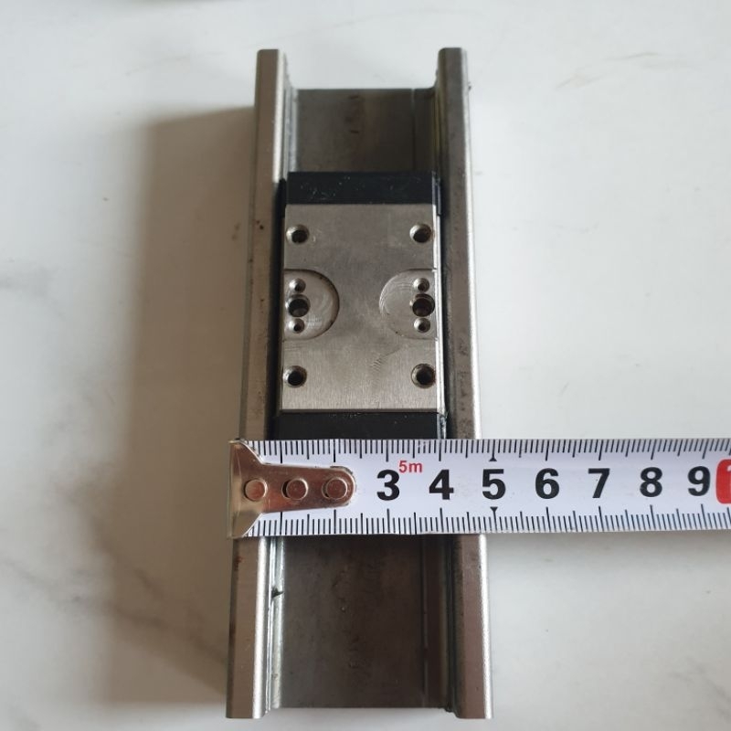 Ray trượt tháo combo dài 140 hành trình 80mm chế hàn gọt cell pin bàn xy