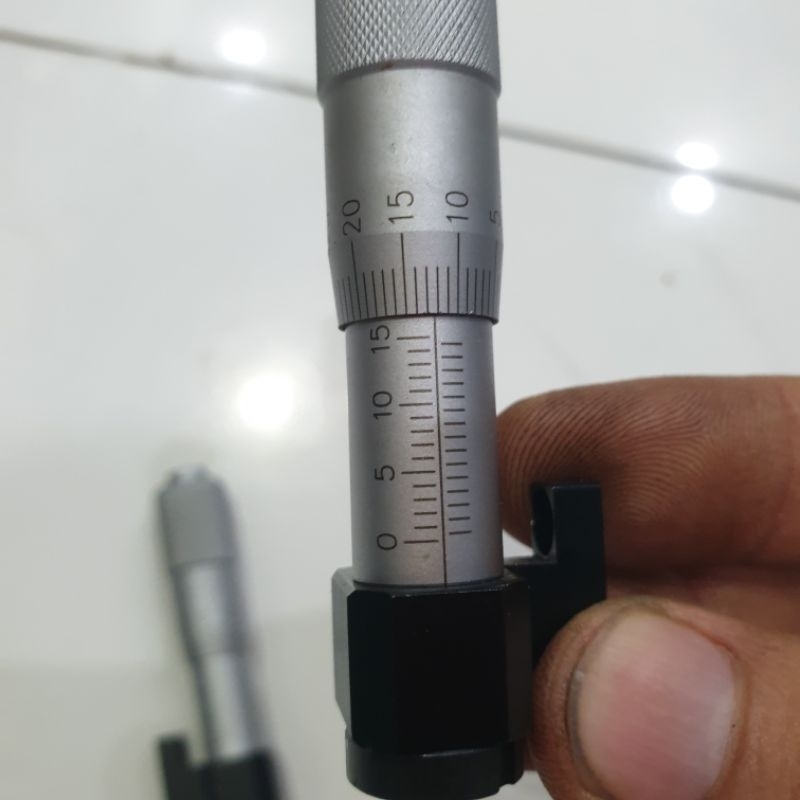 Tinh chỉnh panme to có đế hành trình 15mm chế hàn gọt cân lực cell pin 18650