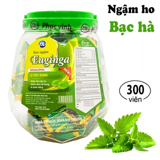 Kẹo ngậm Euginga Phúc Vinh - hỗ trợ giảm ho, đau rát họng, làm ấm đường hô hấp