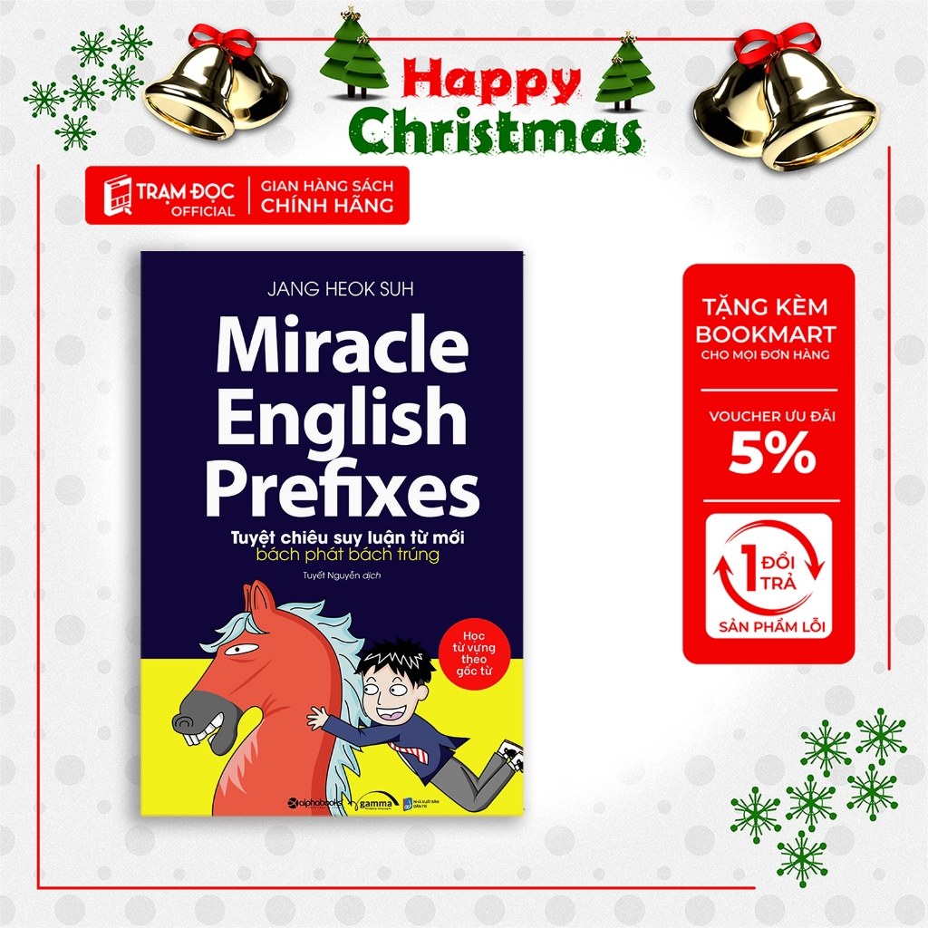 Sách - Miracle English Prefixes: Tuyệt Chiêu Suy Luận Từ Mới Bách Phát Bách Trúng