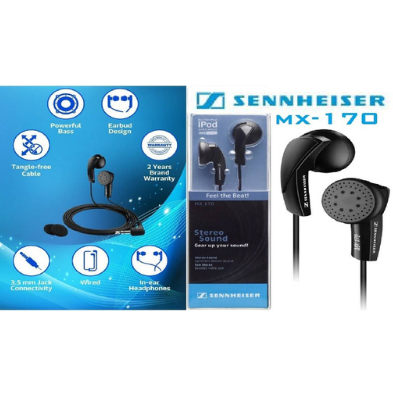 Tai nghe SENNHEISER MX 170 thương hiệu từ Đức Chính hãng Bảo hành 2 năm