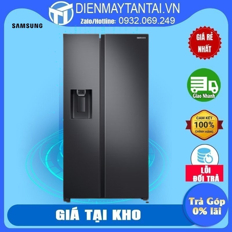 RS64R5301B4/SV - Tủ lạnh Samsung Inverter 635 lít RS64R5301B4/SV -Làm đá tự độngLấy nước bên ngoài, GIAO FREE HCM