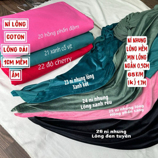 vải Nỉ Lông nhung mềm, May Chăn Mềm cho bé đi học-may may bộ chăn ga gối