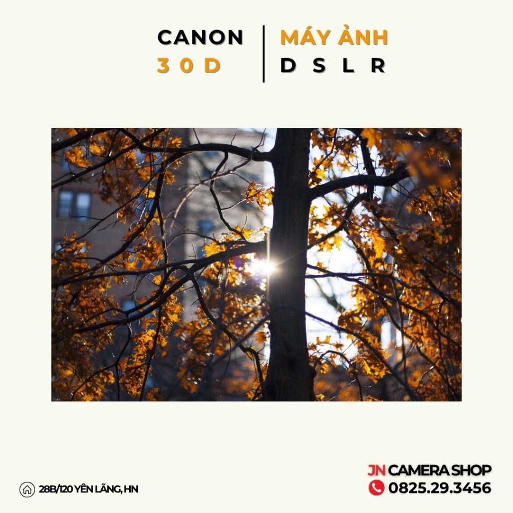 Bộ Máy Ảnh Canon 30D kèm Lens Canon 18-55MM f3.5-5.6 USM