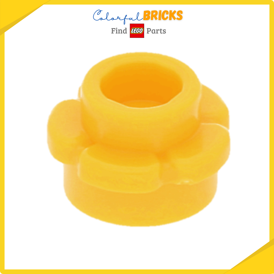 Lego Part MOC chính hãng | Combo 50 Bông hoa Cam New | ID: 24866