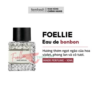 Nước hoa vùng kín FOELLIE Eau De BonBon Inner Perfume Cao Cấp Hàn Quốc, hương đào ngọt ngào, tươi mát 10ml