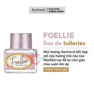  Nước hoa vùng kín FOELLIE Eau De Tuileries Inner Perfume Cao Cấp Hàn Quốc, hương phấn hoa ngọt ngào 5ml