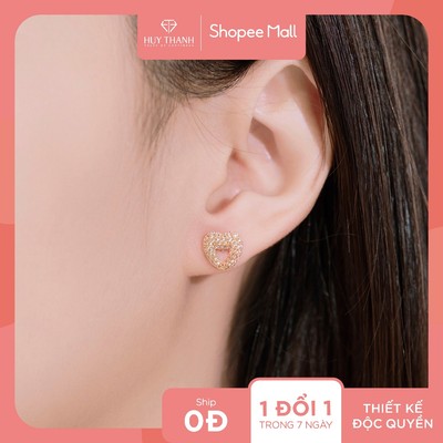 Bông Tai Nữ Vàng Tây 14K BTPTB355 Huy Thanh Jewelry