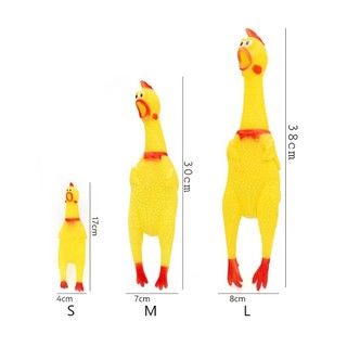 Đồ chơi cho chó mèo gà la hét 3 size