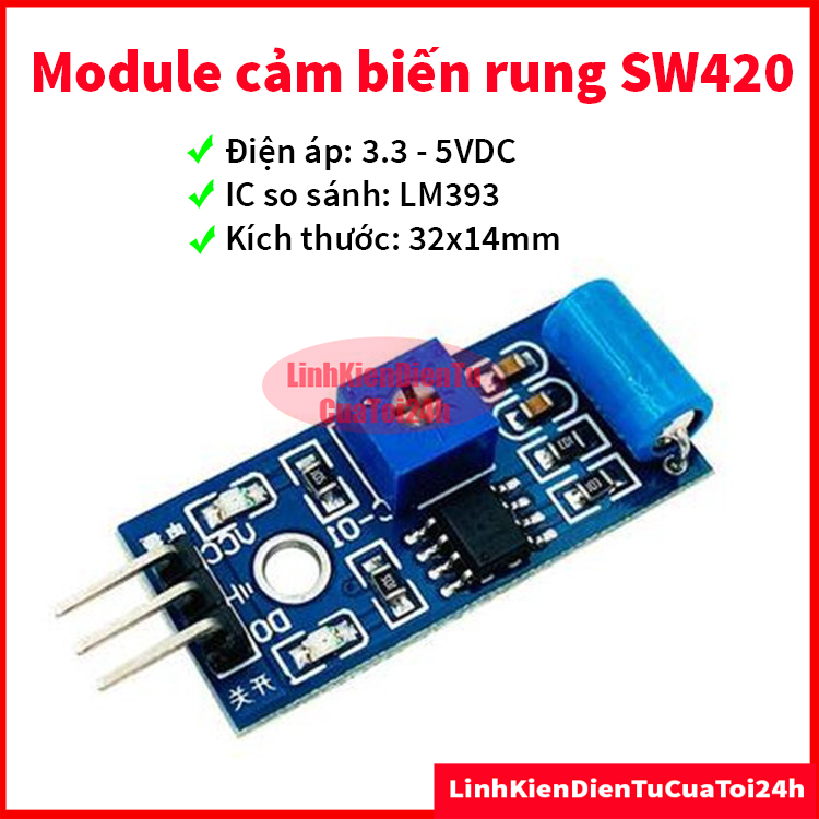 Mạch Module cảm biến rung SW-420